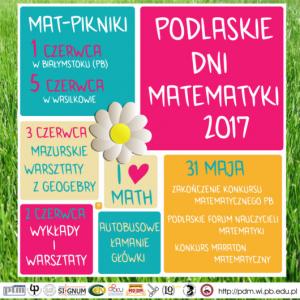 Podlaskie Dni Matematyki 2017, Białystok